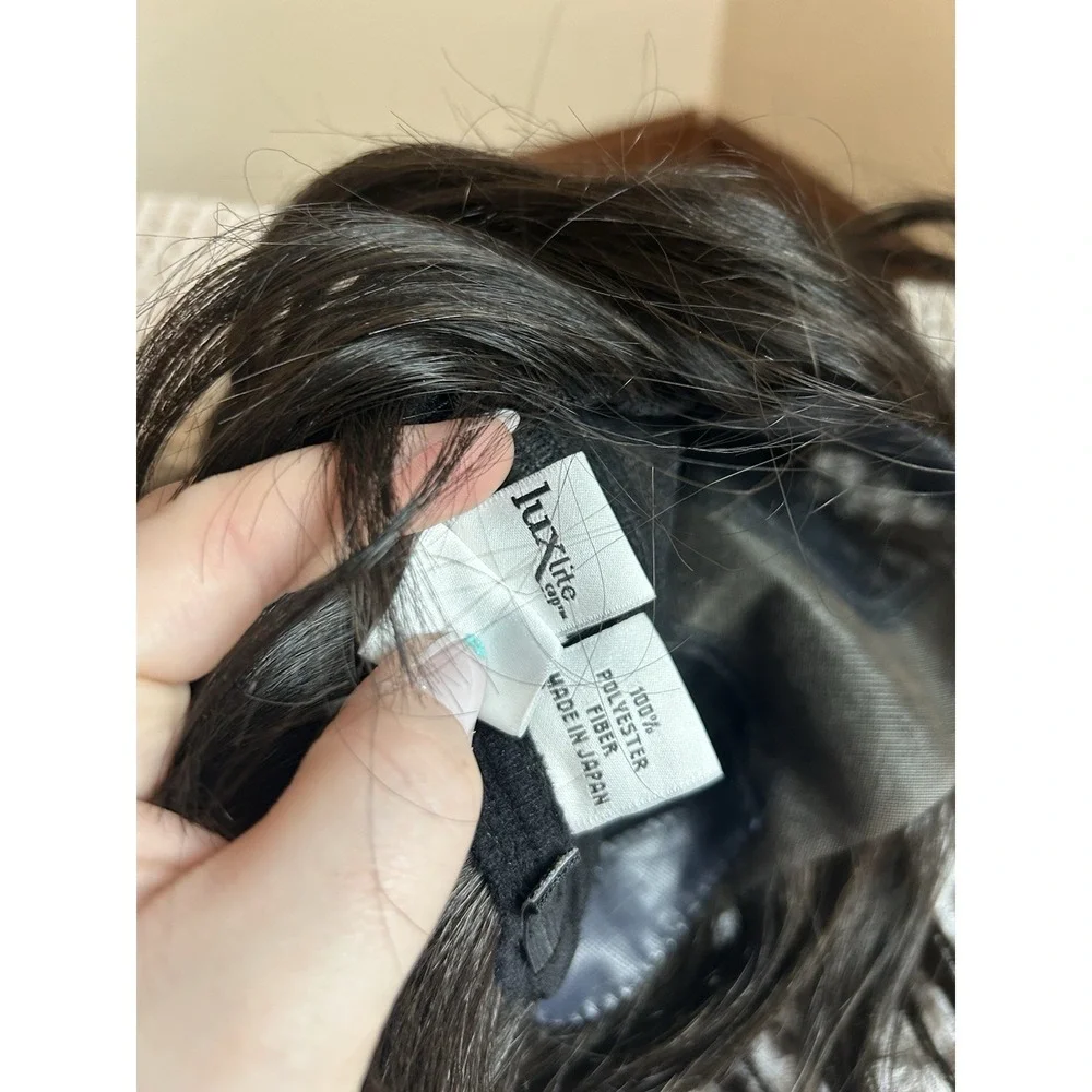 Women's Wig RAQUEL WELCH Sheer Luxury Made You Look RL2/4 Off Black Hairuwear